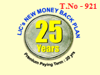 LIC New Money Back Plan 921