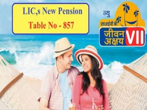 LIC Jeevan Akshay VII, table no 857